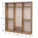 Three-door wardrobe ROKO 179.2x45x242 cm chipboard + Mirror Sonoma Oak (20200025369)