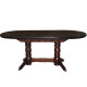 Dining folding oval table 160x90 (200x90) cm ST-61 walnut Skif