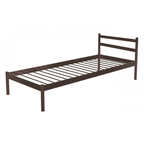 Metal single bed Metakam COMFORT-1 190x90 Brown