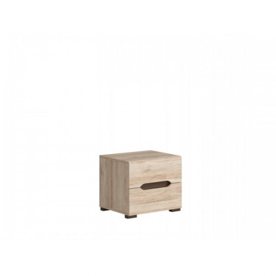 Bedside table for the bedroom Elpasso chipboard 500x415x410 mm Oak San Remo Gerbor Holding