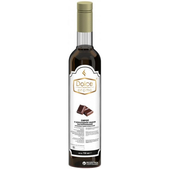  Сироп Dolce aroma Шоколадный 0.7 л (4820093481687)