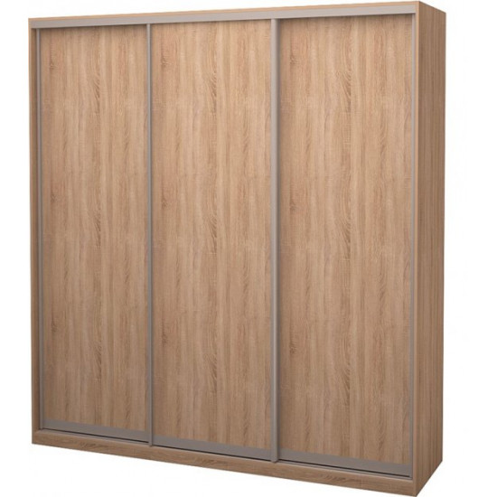 Three-door wardrobe Roko 224.2x242x60 cm chipboard Sonoma Oak (20200024472)