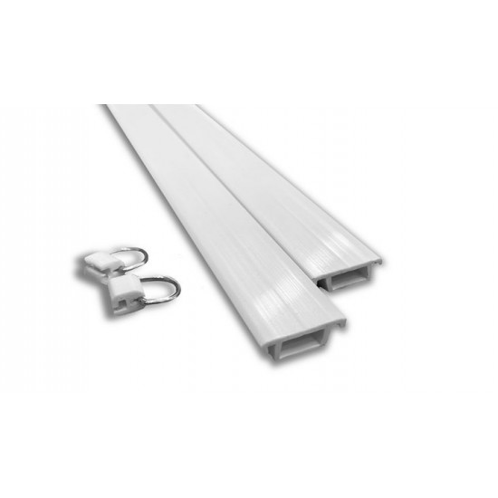 Poster holder 100 cm with double-sided tape White