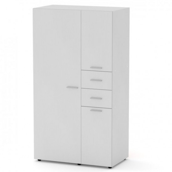 Wardrobe Companit 19 alba (111x61.9x202.8 cm)