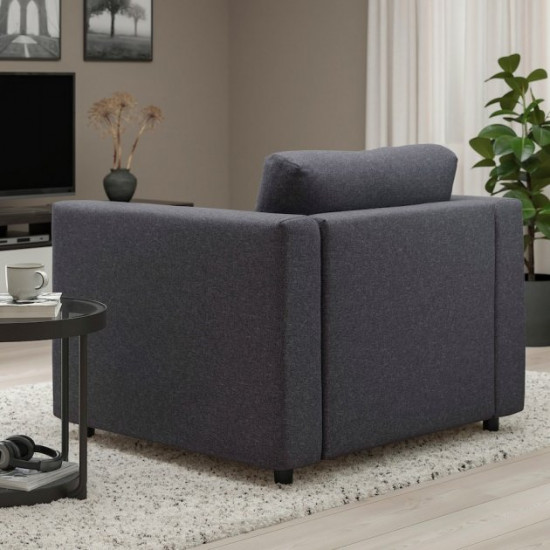 Armchair IKEA VIMLE Gunnared medium gray (394.771.57)