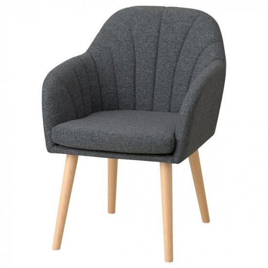 Armchair IKEA BASTDAL Gunnared medium gray (705.064.40)