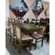 Dining kitchen fixed table ST-27.1 Skif 110x70 cm wasabi