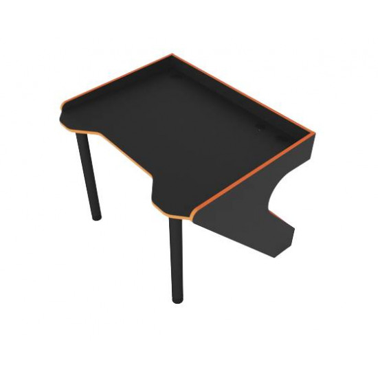 Gaming ergonomic desk ZEUS™ GEROY-2 Black-orange