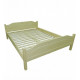 Double bed L-201 Skif 180x200 natural (transparent varnish)