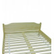 Double bed L-201 Skif 180x200 natural (transparent varnish)