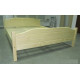 Double bed L-201 Skif 180x200 natural (transparent varnish)