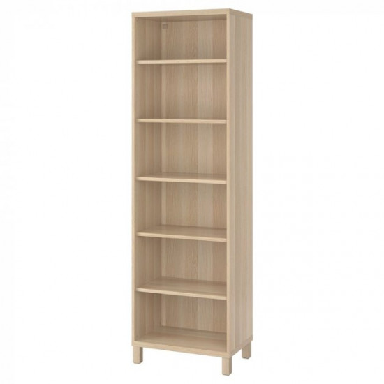 Bookcase IKEA BESTA 60x40x202 cm bleached oak (592.850.01)