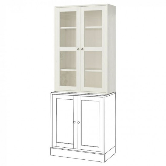 Sideboard IKEA HAVSTA 81x35x123 cm white (303.886.36)