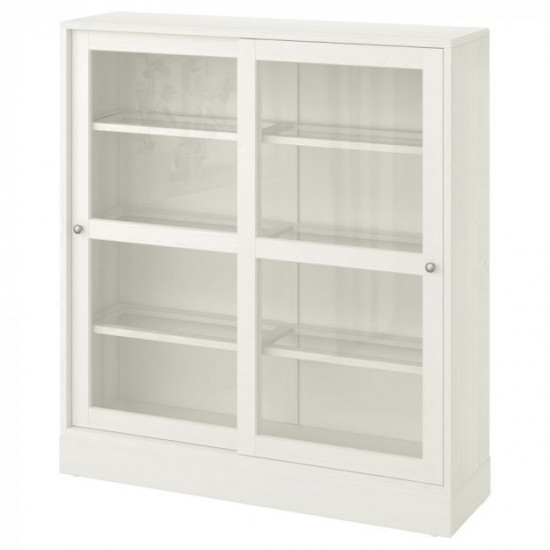 Sideboard IKEA HAVSTA white prozor side 121x37x134 cm (092.768.72)