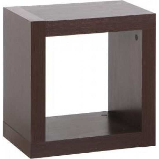 Bedside table Mix 1x1 Inteo 438x438x290 mm Wenge Case thickness 50mm