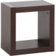 Bedside table Mix 1x1 Inteo 438x438x290 mm Wenge Case thickness 50mm