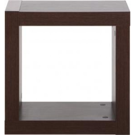 Bedside table Mix 1x1 Inteo 438x438x290 mm Wenge Case thickness 50mm