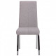 Dining chair AMF Anthony DC-326-2 chrome/gray beige