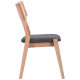 Chair Cantal AMF White Beech + Marengo