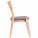 Chair Cantal AMF White Beech + Cappuccino