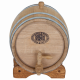 Oak barrel 5 liters (stainless steel hoop) Bonpos - (BDNZh5)