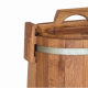 Oak tub for pickles 10 l BonPos (galvanized hoop) - (KDOTS10)