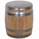 Oak barrel 10 liters (stainless steel hoop) Bonpos - (BDNZh10)