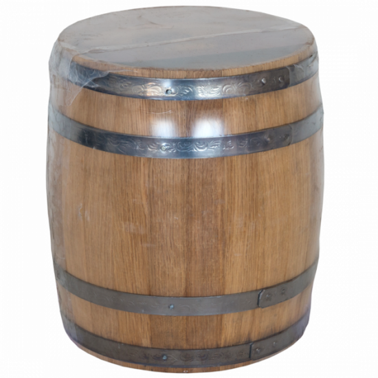 Oak barrel 15 l for wine, cognac (stainless hoop) Bonpos - (BDNZh15)