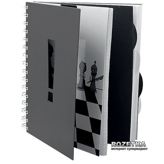 Economix B5 checkered notebook 150 sheets Black (20228-02)