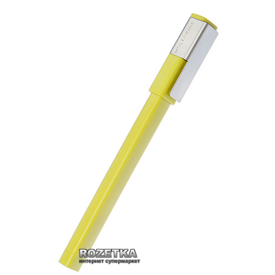 Moleskine Writing Plus Rollerball Pen Black 0.7 mm Yellow body (8052204401338)