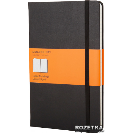 Notebook Moleskine Classic 13 x 21 cm 240 lined pages Black (9788883701122)