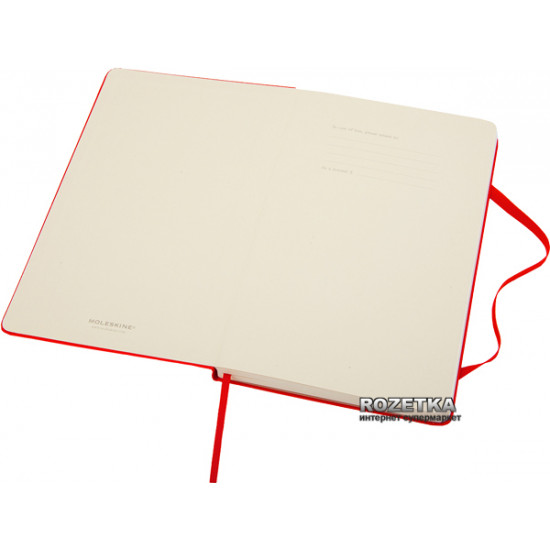 Notebook Moleskine Classic 13 x 21 cm 240 pages unlined Red (9788862930062)