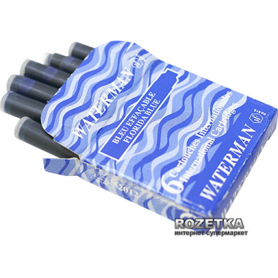 Set of cartridges 6 pcs Waterman Lady Blue (52 012)