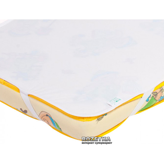 Mattress cover Eco Baby Doll Waterproof Premium 80x160 cm White (2100033990625)