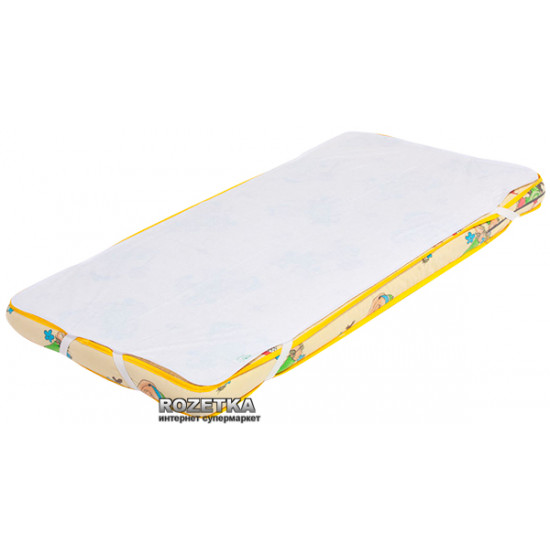 Mattress cover Eco Baby Doll Waterproof Classic 65x125 cm White (2100033990229)