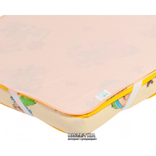 Mattress cover Eco Baby Doll Waterproof Premium 60x120 cm Peach (2100039449875)