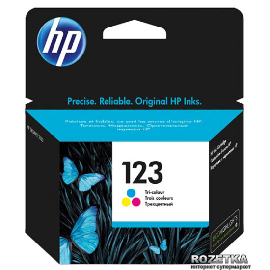 HP No.123 DJ 2130 3-Color Cartridge (F6V16AE)