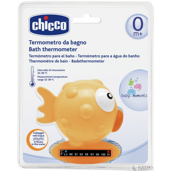 Термометр для ванної Chicco Рибка Жовтий (06564.00)