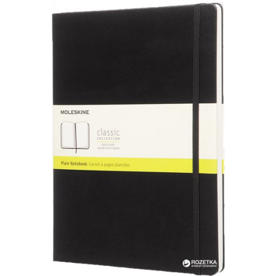 Notebook Moleskine Classic 19 x 25 cm 192 pages unlined Black (8051272892710)