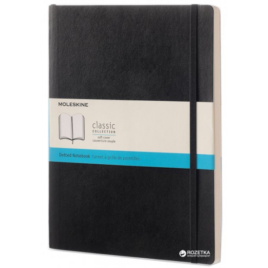 Notebook Moleskine Classic 19 x 25 cm 192 dot pages Black (8051272892758)