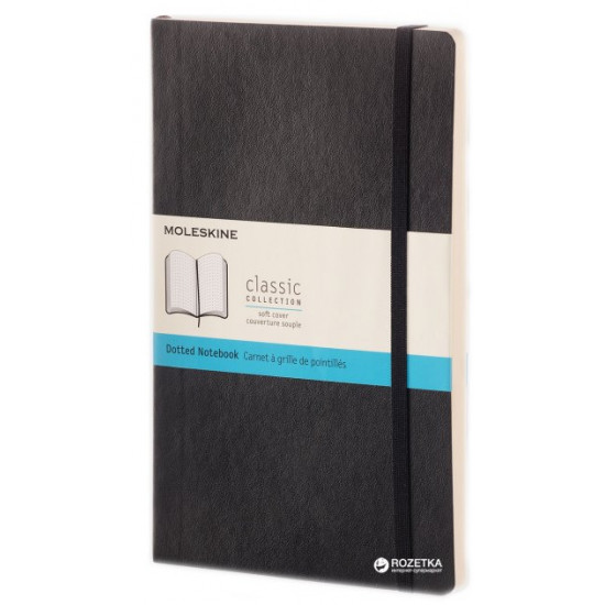 Notebook Moleskine Classic 13 x 21 cm 192 dot pages Black (8051272892741)