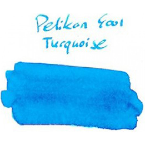  Чернила Pelikan 4001 Turquoise в стеклянном флаконе 30 мл Бирюзовые (311894)