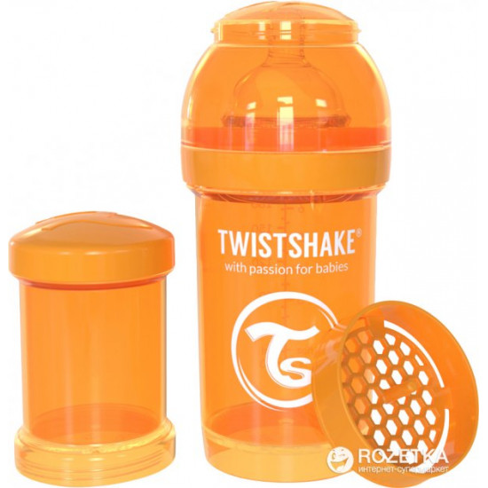 Anti-colic bottle Twistshake 180 ml Orange (7350083120038)