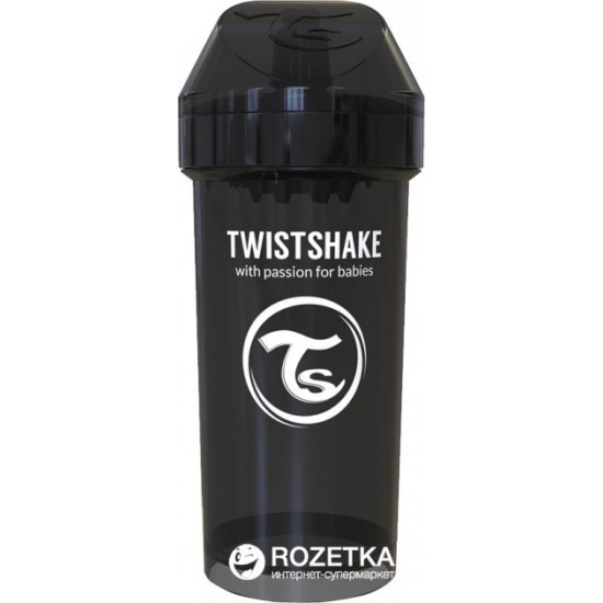  Детская чашка Twistshake 360 мл Черная (7350083120779)