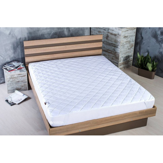 Quilted mattress cover IDEIA Home Collection Comfort 80x190 cm White (4820182655340)