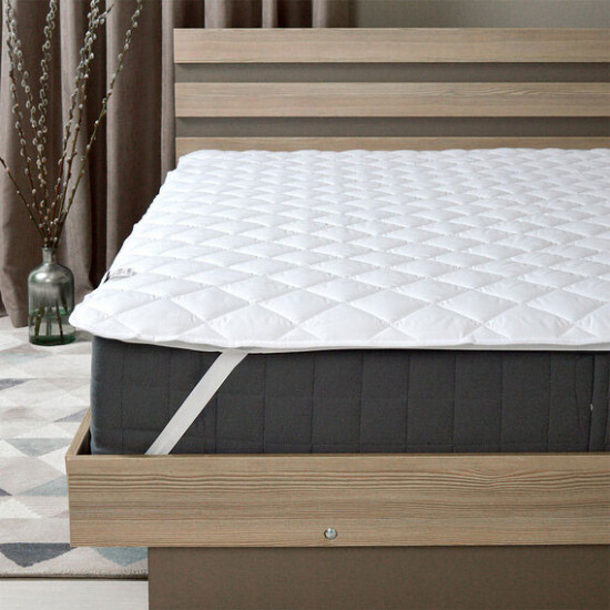 Quilted mattress cover IDEIA Home Collection Comfort 140x200 cm White (4820182655364)