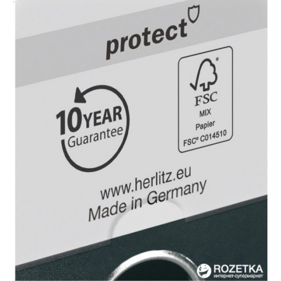 Папка-реєстратор Herlitz maX.file Protect А4 50 мм Блакитна (10200293)