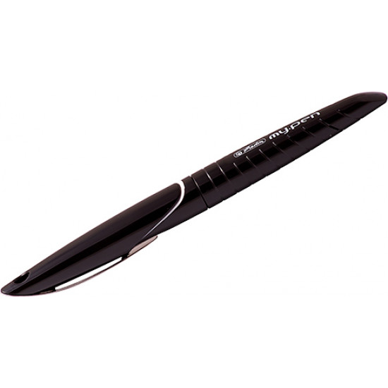 Fountain pen for right-handed Herlitz My.Pen Black-White Blue Black body (10999746)