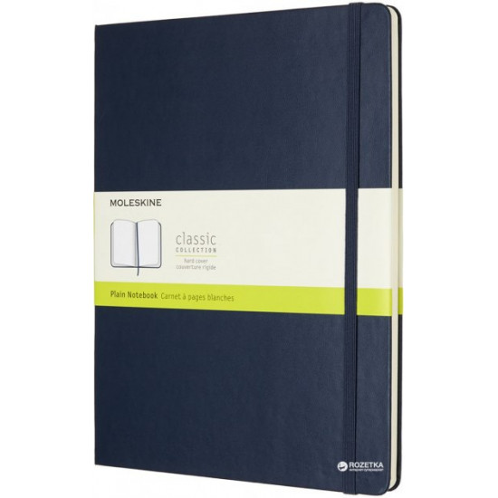 Notebook Moleskine Classic 19 x 25 cm 192 pages unlined Sapphire (8055002855136)