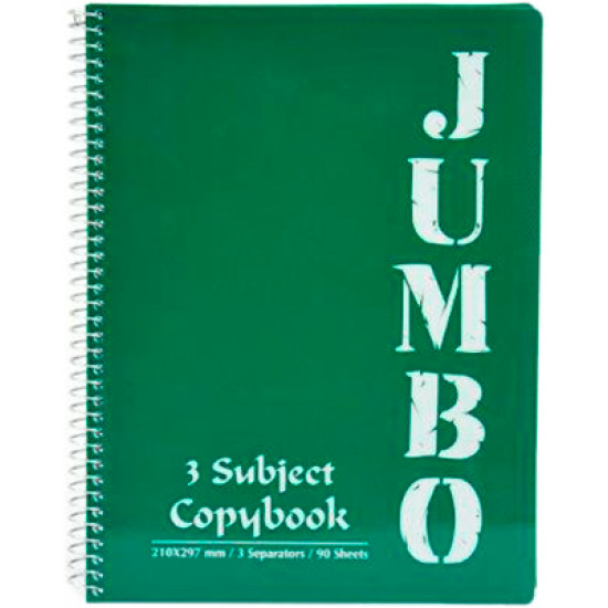 Mintra Jumbo A4 checkered notebook 90 sheets Dark green (982162)